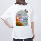 𝙈𝙊𝙈𝙊'𝙨 𝙎𝙝𝙤𝙥のぽけっと-CAT Oversized T-Shirt