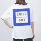 晴男のchilloutのchillout ダル着Tシャツ Oversized T-Shirt