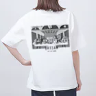 Tiny Toyny のTiny Toyny - Tiny Toyny the last supper back print hoodie / white Oversized T-Shirt