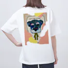 I'm TOPのI'm TOP  シュナウザー犬 Oversized T-Shirt