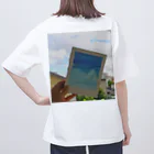 キャンバスアート_ショップの蒼空と青空 Oversized T-Shirt