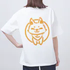 さざなみのおきつね印Tシャツ オーバーサイズTシャツ