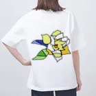 フルツの6/30 誕生花「クチナシ」 オーバーサイズTシャツ