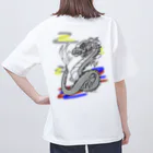 greetenの龍　和柄　願い オーバーサイズTシャツ