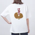 いものじゃがいも-ロゴ- オーバーサイズTシャツ