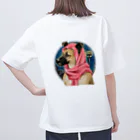 保護犬ティータのママのティーちゃんとディアナ オーバーサイズTシャツ