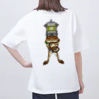 もむのふの爬虫類グッズやさんの天燈鬼・龍燈鬼両面プリント Oversized T-Shirt