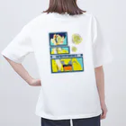 GOODS SHOP【そぞろな小窓】 SUZURI店の[バックプリント]【I'm lovin' it! :D -yuzu-】 Oversized T-Shirt