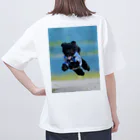 TSUMUGIのあれこれのすっ飛ぶTSUMUGI背景有Ver. Oversized T-Shirt