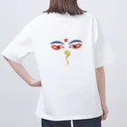 IZANAMI by Akane YabushitaのWisdom Eyes（ブッダの瞳） Oversized T-Shirt