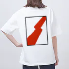 Rail Square の【鉄道標識シリーズ】架線終端標識 Oversized T-Shirt