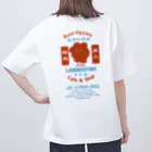 Boardgame Cafe & Shop LAMBEEFISH(ボードゲームカフェ & ショップ ランビーフィッシュ)のグッズ屋さんのオーバーサイズ台湾風レトロTシャツ -ボードゲームカフェランビーくん オーバーサイズTシャツ