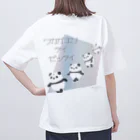 ZERO POINT 銀座のワカガエリタイゼッタイ 白 Oversized T-Shirt