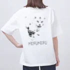 もふもふテレビ公式グッズのもふもふテレビのチャリティーグッズ【Tシャツデザイン2023A】 Oversized T-Shirt