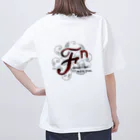 SaionjiNami_OfficialMerchandiseのℱⁿ（世界樹と黒フォント） 西園寺ナミ公式グッズ Oversized T-Shirt