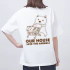 OUR_HOUSEのアワハウスくんアワハウスちゃん オーバーサイズTシャツ