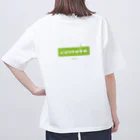 LitreMilk - リットル牛乳のピスタチオ牛乳 (Pistachio Milk) [両面] オーバーサイズTシャツ