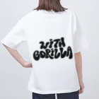 with Gorillaのwith Gorilla (hippie logo) オーバーサイズTシャツ