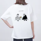 Bar WhimsyのWhimsy ロゴ(乾杯) Ｔシャツ 枠なし Oversized T-Shirt