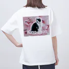 nekousagi*∩..∩のさくらハナちゃん🌸 オーバーサイズTシャツ