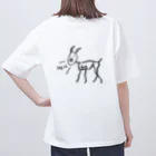 鹿骨-SHIKACOTTSU-の鹿骨　SHIKACOTTSU オーバーサイズTシャツ