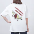 Cockatiel PartYのOH!CAME!OKAME!なオカメインコtシャツ オーバーサイズTシャツ