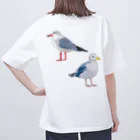 やちよ｜リアル鳥イラストのカモメじゃないよ Oversized T-Shirt