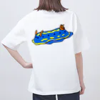 micro-diverのあおうみうし オーバーサイズTシャツ