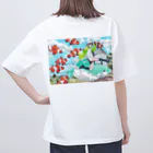 RYUTA・T／イラストレーターのオリーブ⭐︎ガール Oversized T-Shirt