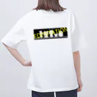 editstationの動画編集スカルおやじver/backプリントあり（淡色） Oversized T-Shirt