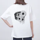 seventyのフラワーガールTシャツ Oversized T-Shirt