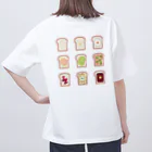 kokobookのHow to eat 食パン Oversized T-Shirt