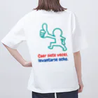 Nice Japanese words? !のCaer siete veces, levantarse ocho オーバーサイズTシャツ