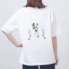 鮎の水煮缶のここ！！「胃と腎臓」 オーバーサイズTシャツ