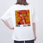 美好よしみのFES 2023 バックプリント+ロゴ オーバーサイズTシャツ