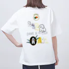 NORI OKAWAの崇められし犬の壁画 オーバーサイズTシャツ