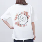 COCONUTchanのカタカムナ渦巻き第5首第6首お花デザイン Oversized T-Shirt