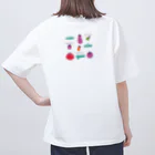 Aランチサラダ付SHOPの夏野菜たち Oversized T-Shirt