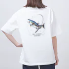 さばの鮭が叫ぶ オーバーサイズTシャツ