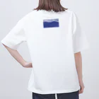 あでり🕊の沸と匂　青 オーバーサイズTシャツ