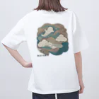 aokitaの【BLUE NORTH】空模様デザイン Oversized T-Shirt