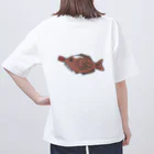 ゆるふわドーナツのお魚お醤油ボトル Oversized T-Shirt