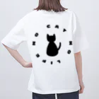 nekotosiawaseの猫と幸せ　 オーバーサイズTシャツ