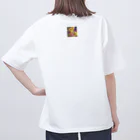 動物絵 Jamanakocic storeのJamanakocic カラフルアート Oversized T-Shirt