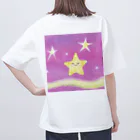 オハナショップの幸せを与えるキラキラ星 オーバーサイズTシャツ