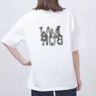 IMABURAIの煌めくミラー文字 Oversized T-Shirt