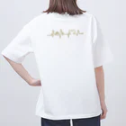 わんだーぱうだーの愛犬と一緒なら全てがよくなります！ オーバーサイズTシャツ