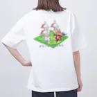 アルカナマイル SUZURI店 (高橋マイル)元ネコマイル店のすりーないとせんし(ひらがなver.) Japanese Hiragana Oversized T-Shirt