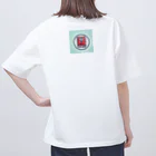 豊風本舗の手帳とヘルプマークのピクトグラム Oversized T-Shirt