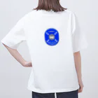 レールファン&スピリチュアルアイテムショップの自動改札機ＩＣ専用　背中でタッチ オーバーサイズTシャツ